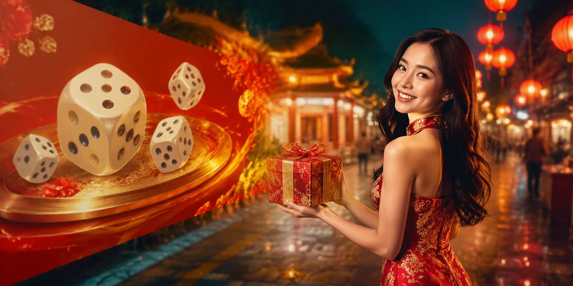 Trò chơi Tài Xỉu với xúc xắc neon rực rỡ tại Hà Nội về đêm