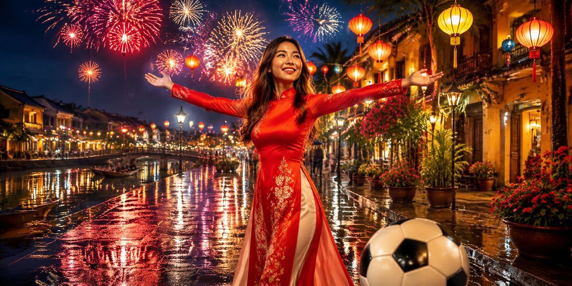 Người chơi tham gia cá cược bóng đá trong không gian văn hóa Hội An
